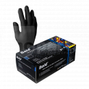 ST1226 Gloves, Bold Black Nitrile 5mm (Box 100), X-Large, Powder Free ```html
<!DOCTYPE html>
<html lang=\"en\">
<head>
<meta charset=\"UTF-8\">
<meta name=\"viewport\" content=\"width=device-width, initial-scale=1.0\">
<title>Product Description - Bold Black Nitrile Gloves</title>
</head>
<body>
<h1>Bold Black Nitrile Gloves - 5mm, X-Large (Box of 100)</h1>
<p>Discover the superior fit and performance of our Bold Black Nitrile Gloves. Designed for professionals who demand the best, these gloves offer exceptional strength and durability without compromising on comfort.</p>

<!-- Product Features -->
<ul>
<li><strong>Material:</strong> High-quality 5mm nitrile for optimal protection.</li>
<li><strong>Color:</strong> Sleek black design for professional and stylish appearance.</li>
<li><strong>Size:</strong> X-Large, catering to larger hand sizes.</li>
<li><strong>Quantity:</strong> 100 gloves per box to ensure you\'re always stocked up.</li>
<li><strong>Powder-Free:</strong> Minimizes the risk of contamination and allergic reactions.</li>
<li><strong>Latex-Free:</strong> Safe for individuals with latex allergies.</li>
<li><strong>Textured Fingertips:</strong> Enhanced grip in wet and dry conditions.</li>
<li><strong>Chemical Resistant:</strong> Suitable for handling hazardous materials.</li>
<li><strong>Puncture Resistant:</strong> Offers protection against sharp objects.</li>
<li><strong>Non-Sterile:</strong> Ideal for industrial use, food service, and more.</li>
<li><strong>Ambidextrous:</strong> Designed for easy donning on both hands.</li>
<li><strong>Beaded Cuff:</strong> Prevents roll down and provides added strength at the wrist.</li>
</ul>
</body>
</html>
``` Gloves, Nitrile, Black, 5mm, X-Large, Powder-Free