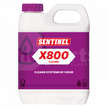 FC2030 Sentinel X800L Jetflo Powerflushing Cleaner, 1Ltr <!DOCTYPE html>
<html>
<head>
<title>Sentinel X800L Jetflo Powerflusing Cleaner</title>
</head>
<body>
<h1>Sentinel X800L Jetflo Powerflusing Cleaner, 1Ltr</h1>
<ul>
<li>Size: 1Ltr</li>
<li>Powerful cleaner specially designed for powerflushing central heating systems</li>
<li>Helps remove sludge, debris, and other contaminants from the system</li>
<li>Improves system efficiency and reduces energy consumption</li>
<li>Compatible with all types of systems including conventional and underfloor heating</li>
<li>Non-acidic formula makes it safe to use on a wide range of materials</li>
<li>Can be used with all Sentinel water treatment products for optimal system protection</li>
<li>Easy to use, simply add to the system and circulate for effective cleaning</li>
<li>Fast-acting formula breaks down and removes stubborn deposits</li>
<li>Helps extend the life of the central heating system and components</li>
<li>Manufacturer\'s guarantee for quality and performance</li>
</ul>
</body>
</html> Sentinel, X800L, Jetflo, Powerflushing Cleaner, 1Ltr
