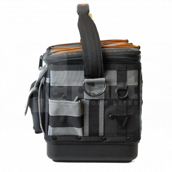 TJ6119 Rogue 7.5 Tester Bag, 34 Pockets, 3yr Warranty <p>The Rogue 7.5 Tester bag enables all trades to safely transport their valued test equipment. Padded interchangeable partitions are provided for your chosen equipment. Paperwork can be stored in the designated front pocket and Laptops, PDA and other business peripherals inside the large padded internal sleeve. Leather detailing along with multiple internal / external pockets further enhances this premium test equipment bag.&nbsp