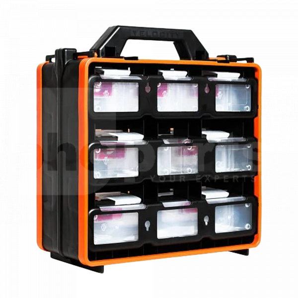 Velocity Storage Case, 12 Storage Compartments - TJ6149